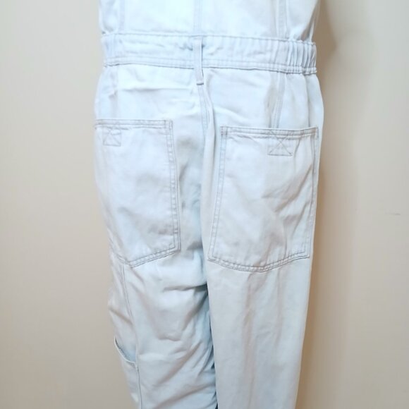 Free People We The Free Cloud Nine Relaxed Fit Jumpsuit Size Large - Picture 7 of 10